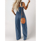 Ärmlös Jumpsuit med Midjeband