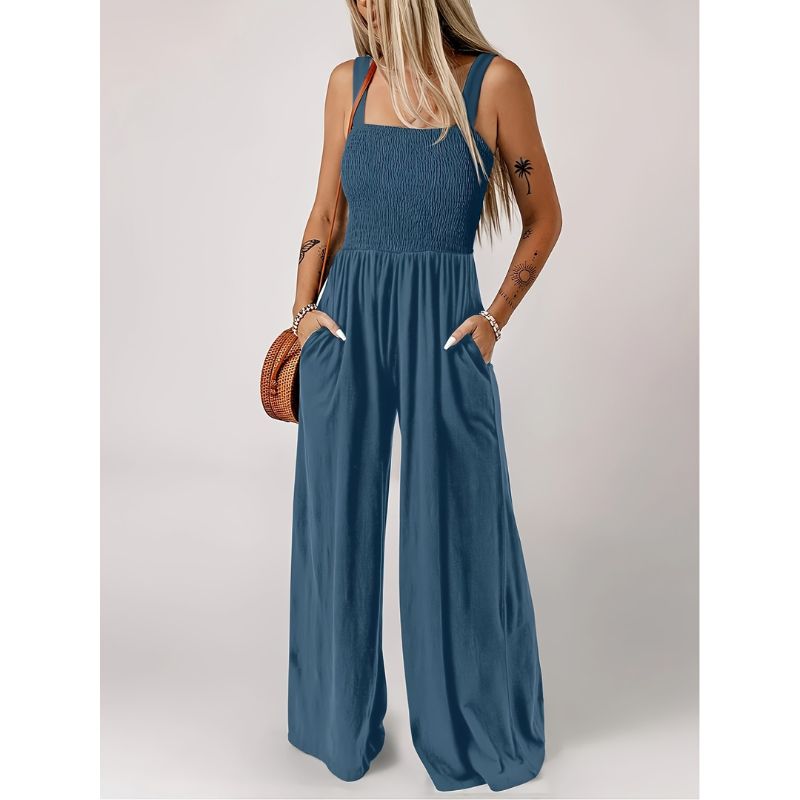 Ärmlös Jumpsuit med Midjeband