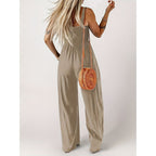 Ärmlös Jumpsuit med Midjeband